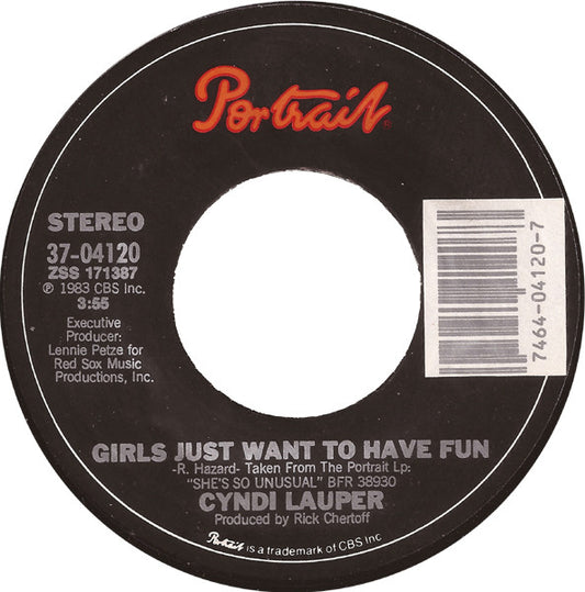 Cyndi Lauper Groovy 45 Coaster - Girls Just Want To Have Fun