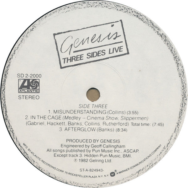 Genesis Groovy Coaster - Three Sides Live (Side 3)