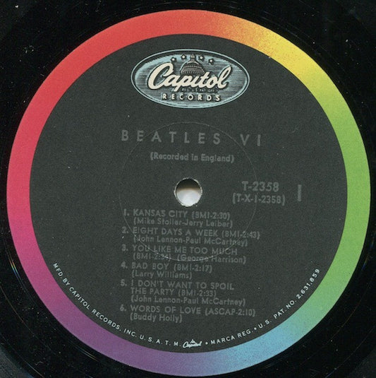 The Beatles Groovy lp Coaster - Beatles VI