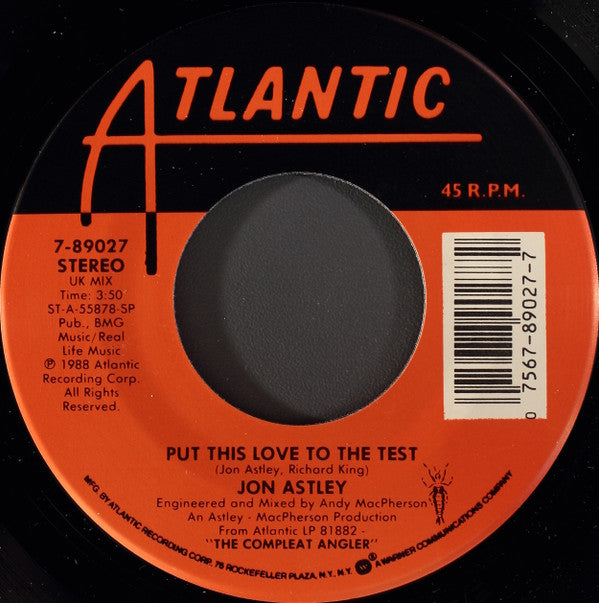 Jon Astley Groovy 45 Coaster - Put This Love To The Test