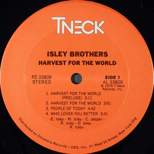 The Isley Brothers Groovy Coaster - Harvest For The World