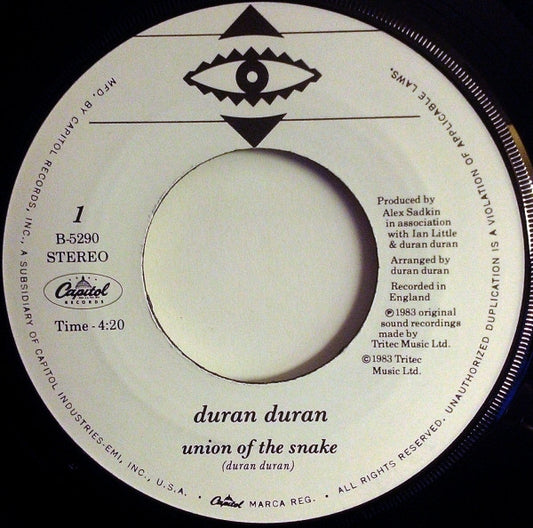 Duran Duran Groovy Coaster - Union Of The Snake