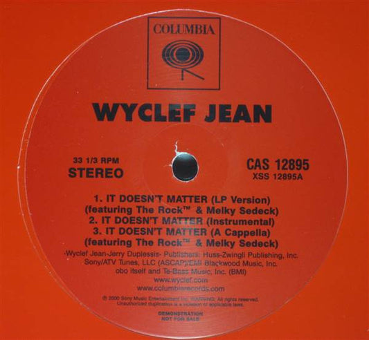 Wyclef Jean Groovy Coaster - It Doesn't Matter