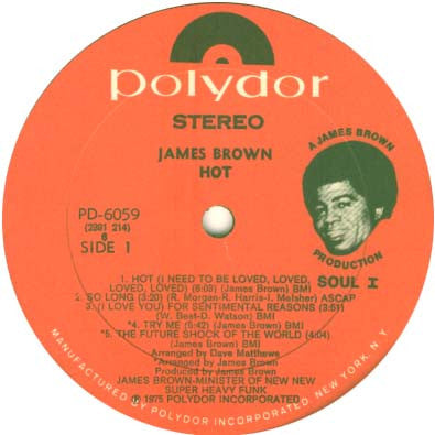 James Brown Groovy Coaster - Hot