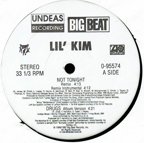 Lil' Kim Groovy Coaster - Not Tonight