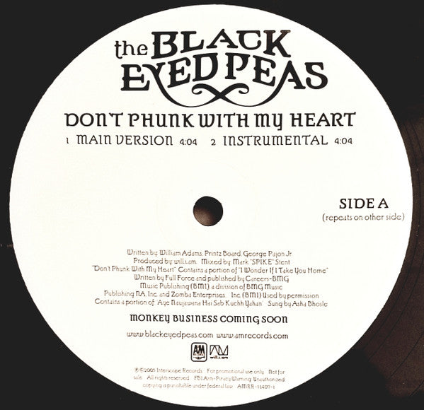 Black Eyed Peas Groovy Coaster - Don't Phunk With My Heart