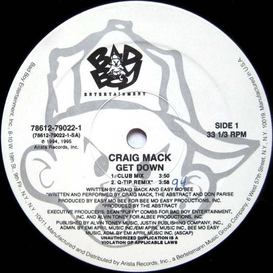 Craig Mack Groovy Coaster - Get Down (Remix)