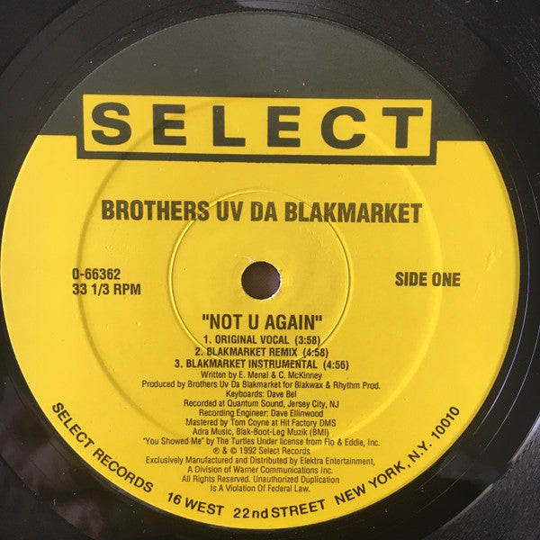 Brothers Uv Da Blakmarket Groovy Coaster - Not U Again