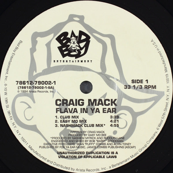 Craig Mack Groovy Coaster - Flava In Ya Ear