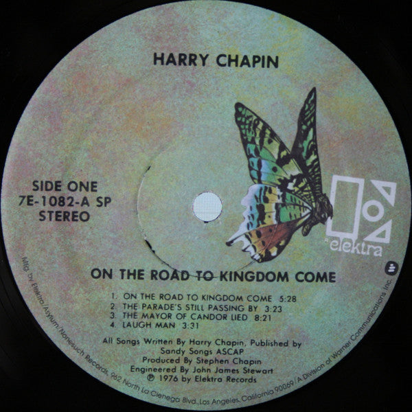 Harry Chapin Groovy lp Coaster - On The Road To Kingdom Come