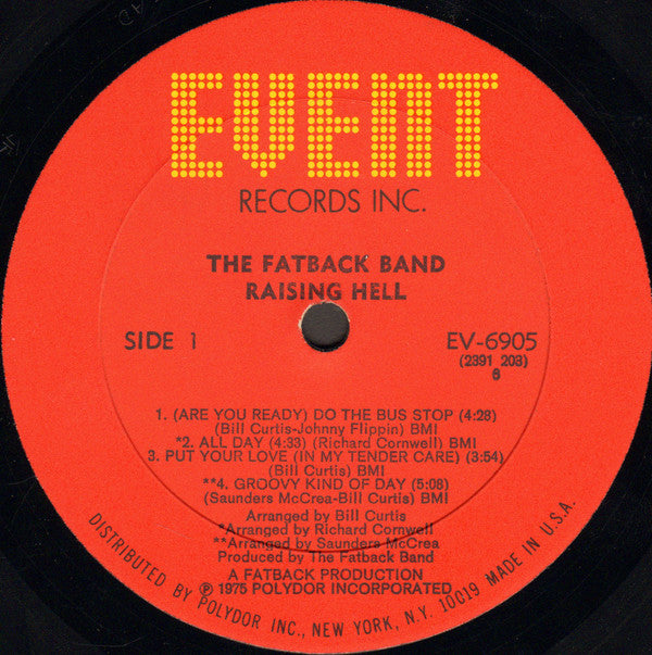 The Fatback Band Groovy Coaster - Raising Hell