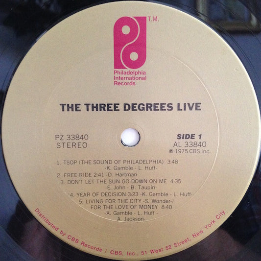 The Three Degrees Groovy Coaster - The Three Degrees Live