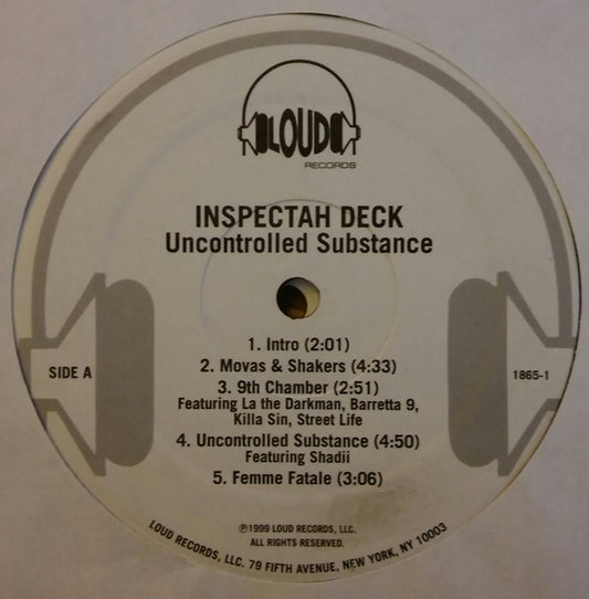 Inspectah Deck Groovy Coaster - Uncontrolled Substance