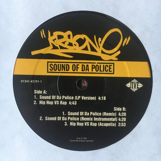 KRS-One Groovy Coaster - Sound Of Da Police