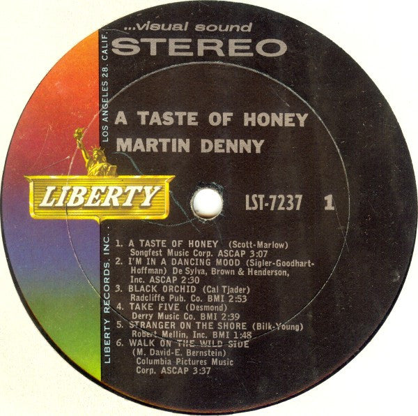 Martin Denny Groovy Coaster - A Taste Of Honey