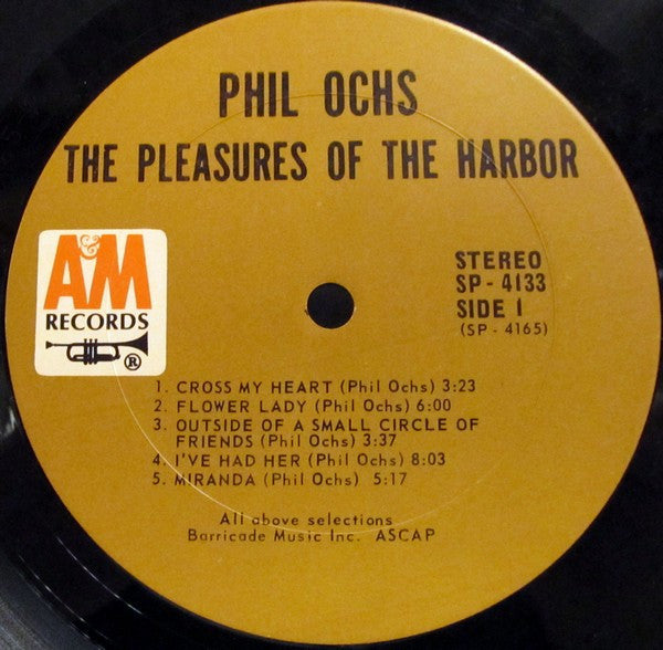 Phil Ochs Groovy Coaster - Pleasures Of The Harbor (Side 1)