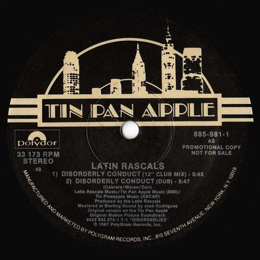 The Latin Rascals Groovy Coaster - Disorderly Conduct