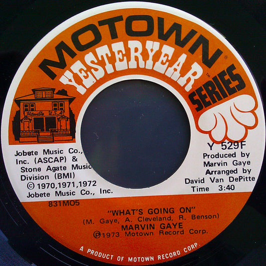 Marvin Gaye Groovy Coaster - The End Of Our Road / What's Going On