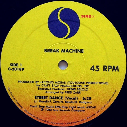 Break Machine Groovy Coaster - Street Dance (Side 1)