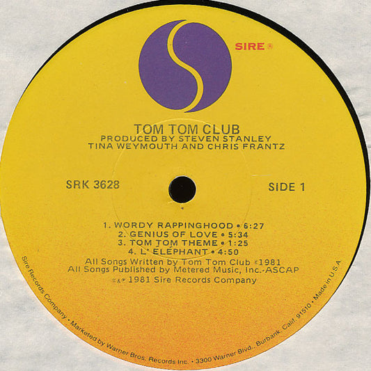 Tom Tom Club Groovy Coaster - Tom Tom Club (Side 1)