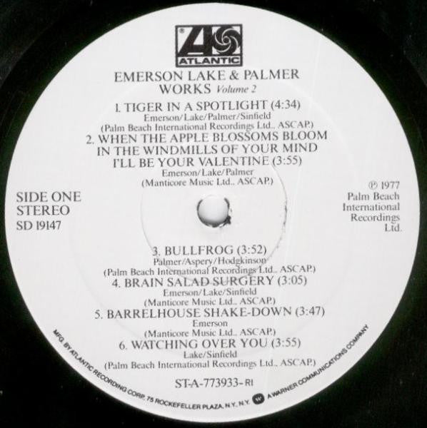 Emerson, Lake & Palmer Groovy Coaster - Works Volume 2 (Side 1)