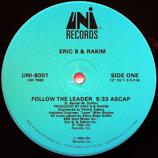 Eric B. & Rakim Groovy Coaster - Follow The Leader