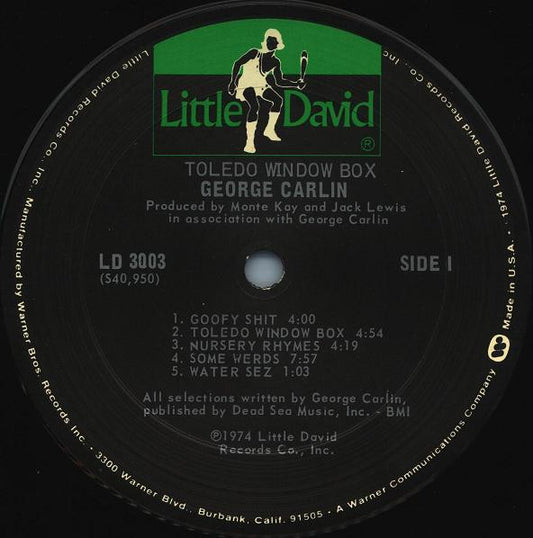 George Carlin Groovy Coaster - Toledo Window Box (Side 1)