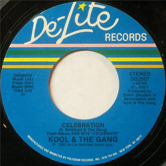 Kool & The Gang Groovy Coaster - Celebration / Take My Heart