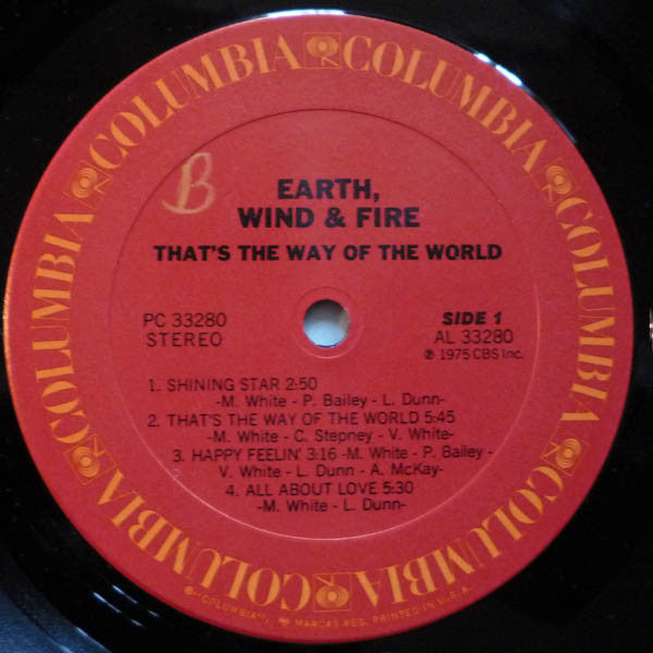 Earth, Wind & Fire Groovy lp Coaster - That's The Way Of The World