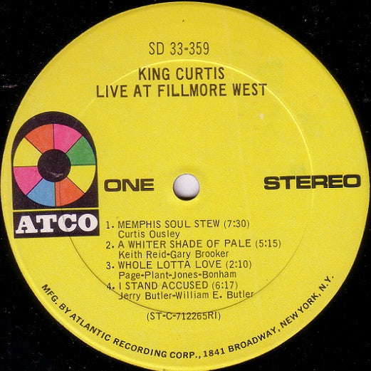 King Curtis Groovy Coaster - Live At Fillmore West