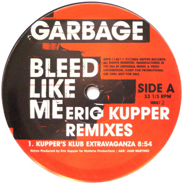 Garbage Groovy 12" Coaster - Bleed Like Me (Eric Kupper Remixes)
