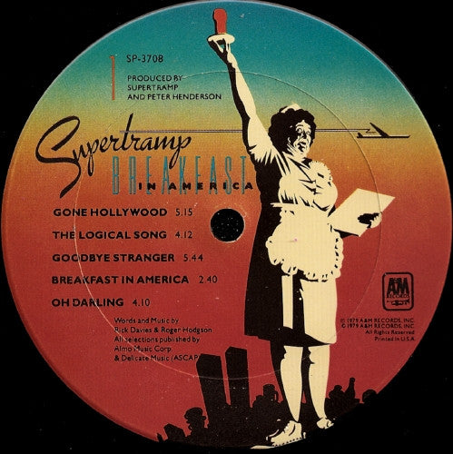 Supertramp Groovy Coaster - Breakfast In America (Side 1)