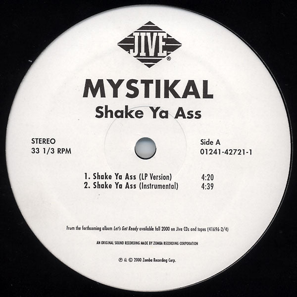 Mystikal Groovy Coaster - Shake Ya Ass (Side A)