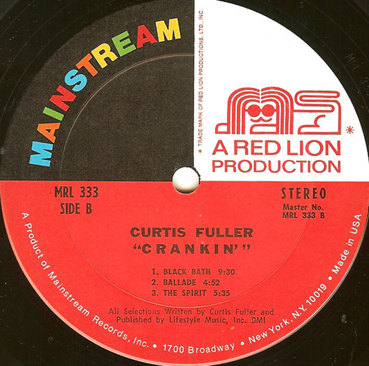 Curtis Fuller Groovy lp Coaster - Crankin'