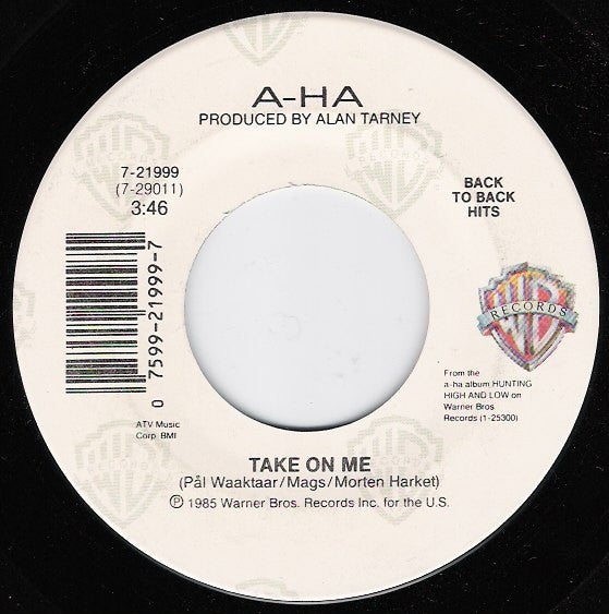 a-ha Groovy 45 Coaster - Take On Me