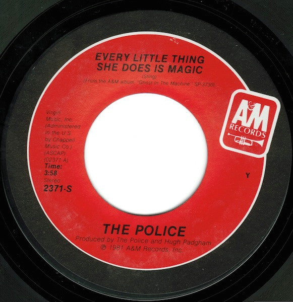 The Police Groovy 45 Coaster - Every Little Thing She Does Is Magic