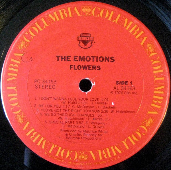 The Emotions Groovy lp Coaster - Flowers