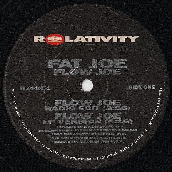 Fat Joe Groovy Coaster - Flow Joe (Side 1)