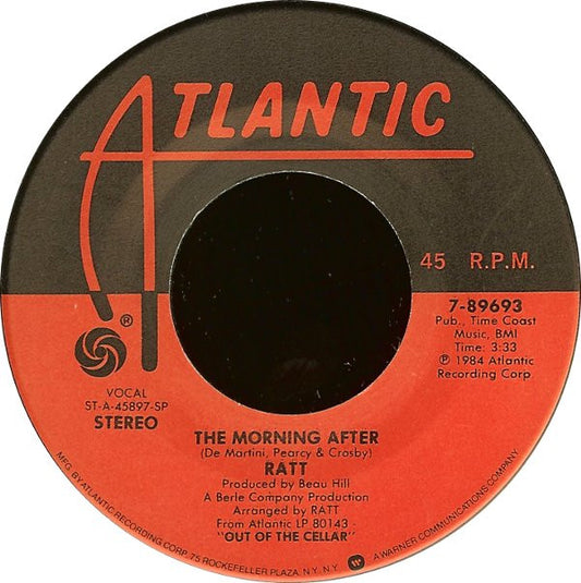 Ratt Groovy 45 Coaster - The Morning After