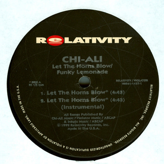 Chi-Ali Groovy Coaster - Let The Horns Blow