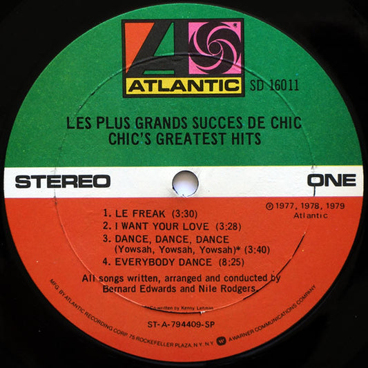 Chic Groovy Coaster - Les Plus Grands Succes De Chic (Chic's Greatest Hits)