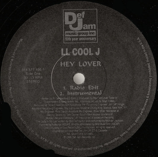 LL Cool J Groovy Coaster - Hey Lover (Side 1)