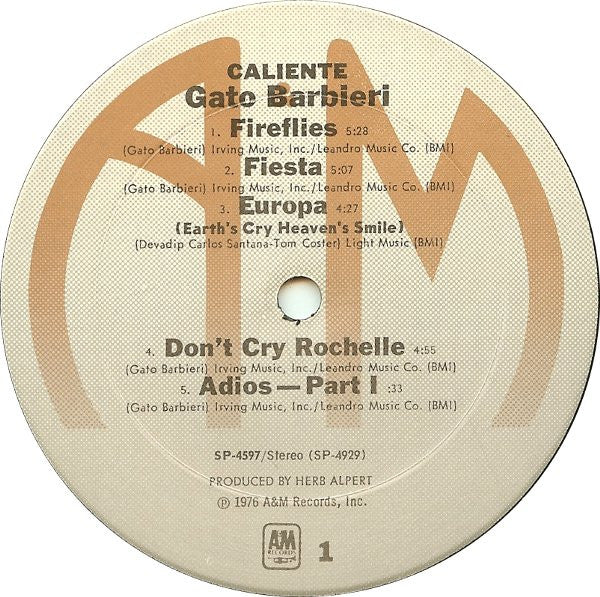 Gato Barbieri Groovy Coaster - Caliente!