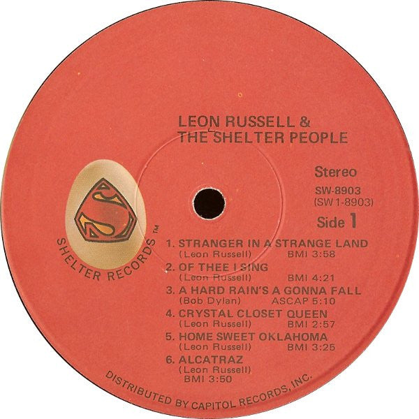 Leon Russell Groovy Coaster - Leon Russell And The Shelter People (Side 1)