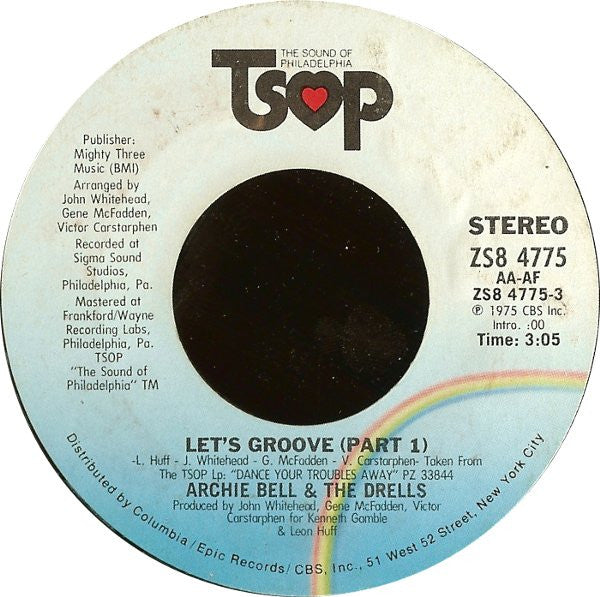 Archie Bell & The Drells Groovy Coaster - Let's Groove