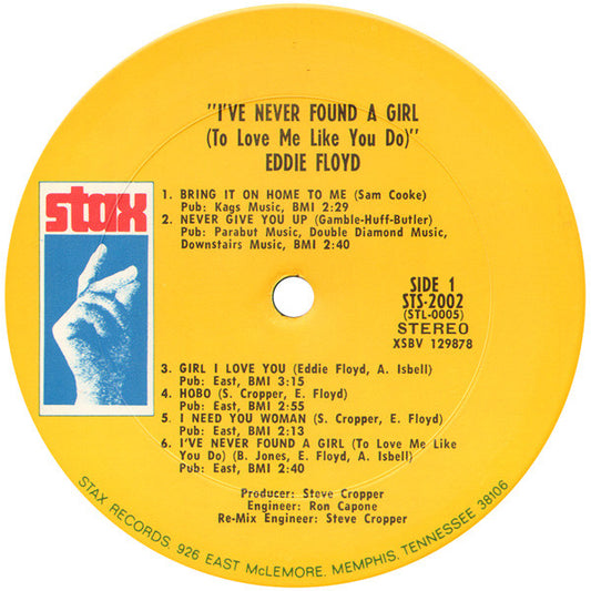 Eddie Floyd Groovy Coaster - I've Never Found A Girl