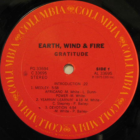 Earth, Wind & Fire Groovy Coaster - Gratitude