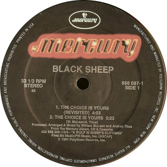 Black Sheep Groovy Coaster - The Choice Is Yours