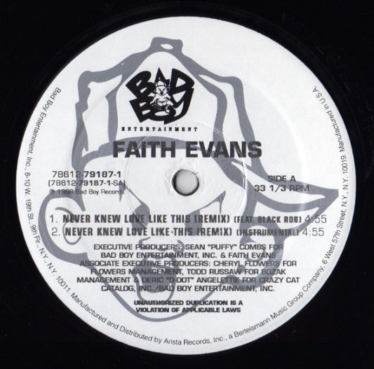 Faith Evans Groovy Coaster - Never Knew Love Like This (Remix)