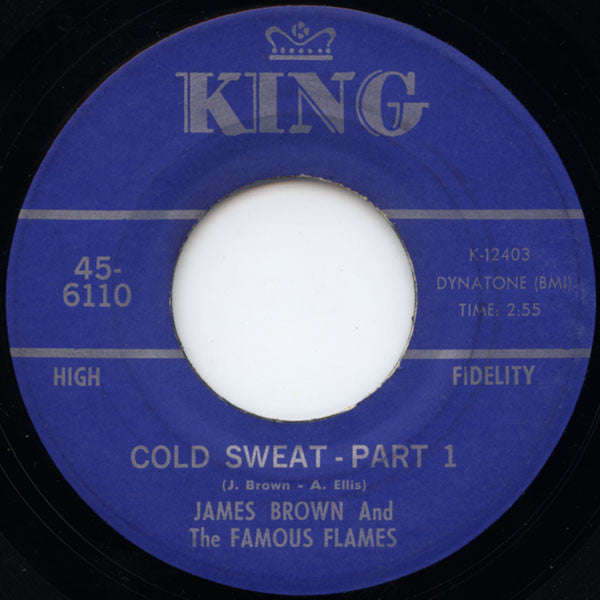 James Brown & The Famous Flames Groovy 45 Coaster - Cold Sweat